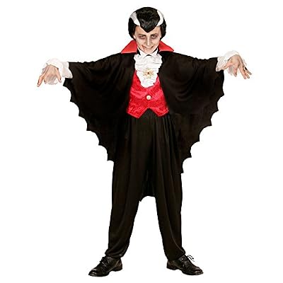 WIDMANN 00351 – Vampire Cape pour les enfants, noir, Taille unique