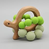 Silikon / Holz Beißring / Greifling