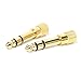 Generic 2pcs 6.35mm Male Plug To 3.5mm Stereo Female Jack Audio Adapter 44mm RS.210.00