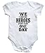 HippoWarehouse WE CAN BE HEROES JUST FOR ONE DAY baby vest boys girls