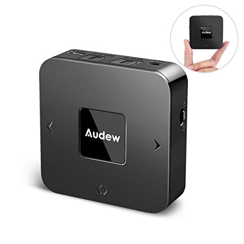 Bluetooth nella vostra auto (e non solo) con il ricevitore Bluetooth di Audew! 9 Audew Ricevitore Bluetooth 4.1, Trasmettitore e Ricevitore Bluetooth 2 in 1 per audio, Musica Stereo da Altoparlanti Auto con 3,5 mm Jack per Smartphone