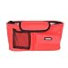 Damero Pram Buggy Buddy Stroller Organiser Storage Bag with Shoulder Strap, Great for Bike or Car Seat Organiser, Red