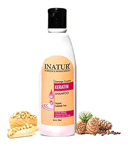 Inatur Keratin Shampoo | For Dull, Dry & Frizzy Hair | Stimulate Hair Growth | Mends Split Ends | Damage Control | Absolute Repair | For Smooth & Shiny Hair | Sulphate & Paraben Free | 100 ml