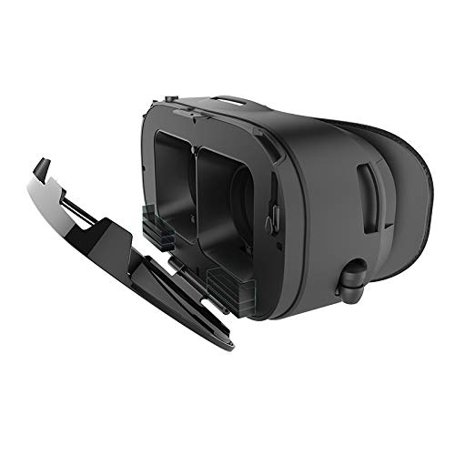 AUHRE Adjustable Lens Virtual Reality Glasses VR 3D Headset Compatible with All Screen 4.5-6.0 Inch Smartphones Play Your Best Mobile Games and Panoramic Movies Give it to Friends and Family