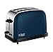 Produktbild Russell Hobbs 18958-56 Colours Royal Blue Toaster, 6 einstellbaren Bräunungsstufen, Brötchenaufsatz