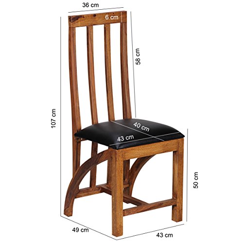 holzstuhl mit leder - Bestseller Shop für Möbel und Einrichtungen