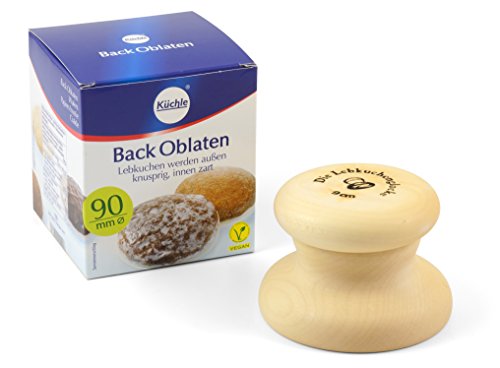 Preisvergleich Produktbild Lebkuchenglocke® (9 cm) Lebkuchenformer inkl. Back-Oblaten