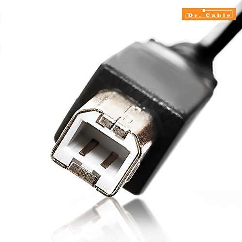 C  ble Printer  Act C  ble Imprimante USB 2 0 A vers B M  le pour les Imprimantes HP  Canon  Lexmark  Epson  Dell  Xerox  Samsung  Oki  Pixma  Hero etc   1 5m 