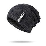 Wish Club Winter Mütze mit Kuschel Warmhaltend Weich Sanft Gestrickt bequem Hut 