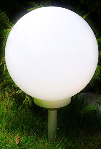 Kugelleuchte Gartenkugel 3er Set 30,25,20cm Kugel Garten Kugellampe Solar LED - 2