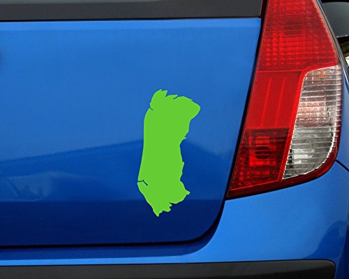 Römö Aufkleber Dänemark in 8 Größen und 25 Farben (4,9x10cm silbermetalleffekt) - 5