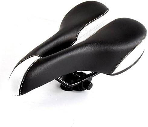 HAOXUAN Bicycle Saddle Cycle Saddles Universal Oversized Ultra-Soft Bicycle Parts, White C,275*160Mm