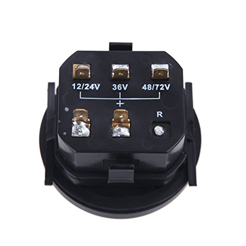 KKMOON Digitale LED Batteriestatus Ladeanzeige Batterieanzeige 12V / 24V / 36V / 48V / 72V - 2