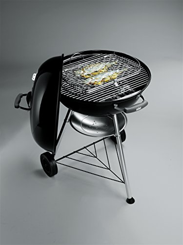 Weber 1321004 Compact Kettle, Holzkohle-Kugelgrill 57 cm, Schwarz - 19