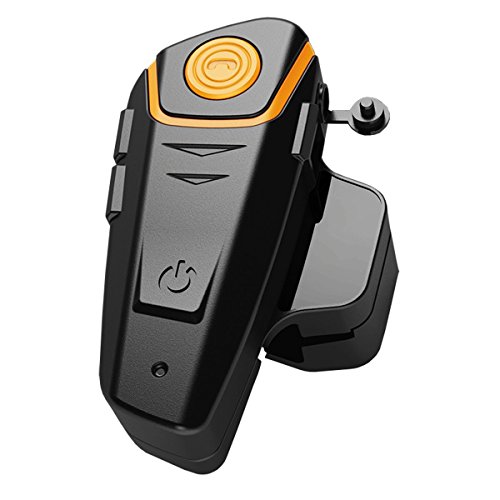 ENCHICAS 1x BT S2 Intercomunicador Casco Moto, 1000m Bluetooth Headset Motorcycle Intercom Manos Libres Moto Auriculares