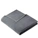 Produktbild NATUREHOME Wohndecke Anthrazit Bio-Baumwolle 150 x 200 cm Kuscheldecke Made in Germany