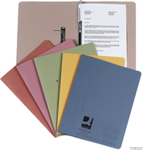 3x Q-Connect KF26057 Transfer File Foolscap/A4 35mm Capacity - Yellow