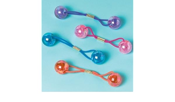 Ball Ponytail Holders Hair Bobbles Pack Of 12 Amazon Co Uk