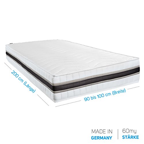 Profi Matratzenschutzhülle für 90cm x 200cm / 100cm x 200cm Extrem Stark – Geruchsneutral Reißfester Nässeschutz Matratzenhülle Schutzhülle Staubschutz wiederverwendbar – MADE IN GERMANY - 2