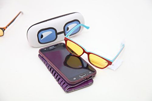 Bloxx-Phoenix-Advanced Ergonomic Rimmed Anti Blue Light Glasses-Amber Tinted Lenses