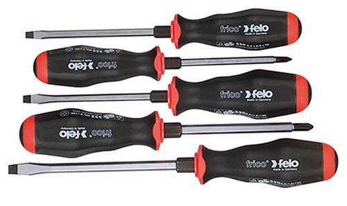 Felo 55095248 Serie 550 - Juego de destornilladores de golpear (5 piezas)