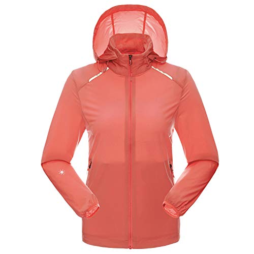 Fazitrip Abrigo Anti-UV UPF50+ para Mujer/Reducir Daño de Rayos UV a Piel/para IR de Pesca,Montar y Las Actividades al Aire Libre/la Tela Transpirable y Elástica,Varios Colores y Tamaños para eligir
