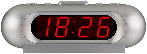 KWANWA Digital Alarm Clock 110 dB Super Loud Alarm For Heavy Sleeper,AA Battery Powered Only,Can Be Placed Anywhere Without Hanging A Power Cord