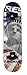 Produktbild FREEGUN Liberty 31 Skateboard Unisex Kinder, schwarz