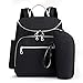 Produktbild XNBZW Mamabeutel mit USB-Rucksack mit großer Kapazität für Babyreisen Shopping(One size,Schwarz)