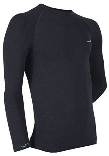 Preisvergleich Produktbild Merino-Shirt Langarm 3XL-4XL schwarz