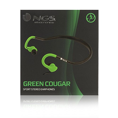 NGS-Cougar-Waterproof-Stereo-Sport-Earphone-with-Ear-Hook-GreenBlack