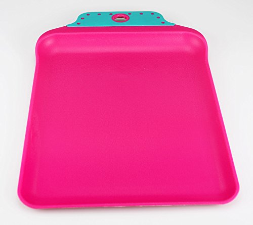 Schneidebrett Excellent Houseware mit erhöhten Rändern / Überlaufschutz 32 x 23 cm – Farbe: pink - 2