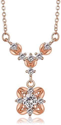 XUHUZI Necklace Pendant Collar A Collar For A Horse Zircon Pendant Necklace Ms Drill Earrings Rose Gold Earrings Pendant