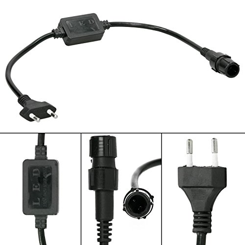 ECD Germany 10m LED Lichterschlauch Grün 529 Lumen AC Stromverbrauch ca. 1.1W/Meter 10.5 mm Durchmesser IP44 Schutzklasse 360° Ausstrahlungswinkel 36 LED Lampen/Meter nicht Dimmbar - 4