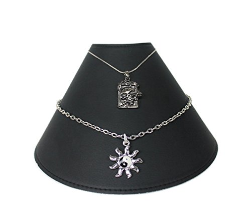 Schmuckbüste Dekobüste Schmuckdisplay in 2 Farben verwendbar Faltbar (H13)