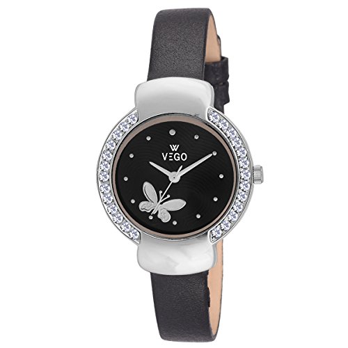 Vego Analogue Black Dial Womens Watch-Vgf014 RS.279 (72.00% Off) - Amazon