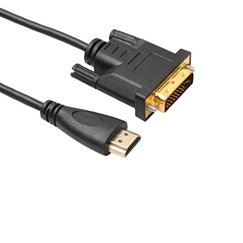 Balai 3/6/10ft DVI to HDMI Adapter Cable, Gold 24+1 DVI-D Male to HDMI Male Kabel for HDTV HD - 4