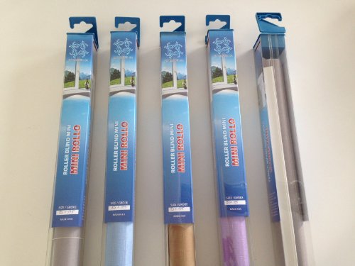 FENSTERROLLO 120 CM BREITE 175 CM LANG GRAU VERDUNKLUNG 50% SICHTSCHUTZROLLO INKL. SEILZUG FENSTER ROLLO KLEMMROLLO 120×175 - 7