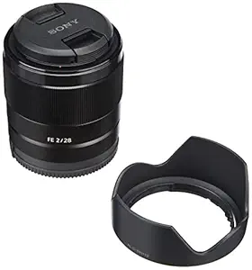 Sony SEL28F20 FE 28mm f/2-22 Standard-Prime Lens Black