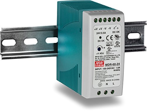 Trendnet industrielles DIN-Rail-Netzteil (60 Watt) mit Einfachausgang, 24 V, 2,5 A - 4