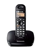 Panasonic Single Line 2.4GHz KX-TG3611SXB Digital Cordless Telephone (Electronics)