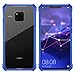 Produktbild Simicoo Huawei Mate 20 Pro Robustes Metall Rahmen handyhülle mit Gorilla Glas Schutzglas Rückseite Ganzkörper Rüstung Stoßstange Stoßfest Heavy Duty Hybrid Schutzhülle für Mate 20 Pro (Blue)