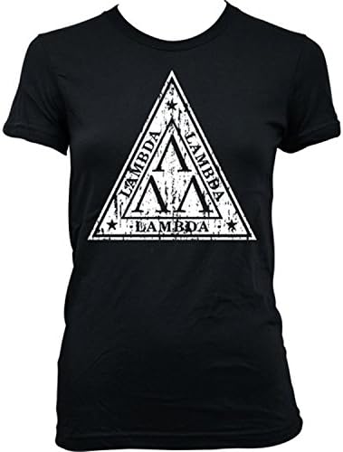 9172L Lambda Womens T-Shirt Revenge Of The Nerds Alpha Delta Epsilon(X-SmallBlack)
