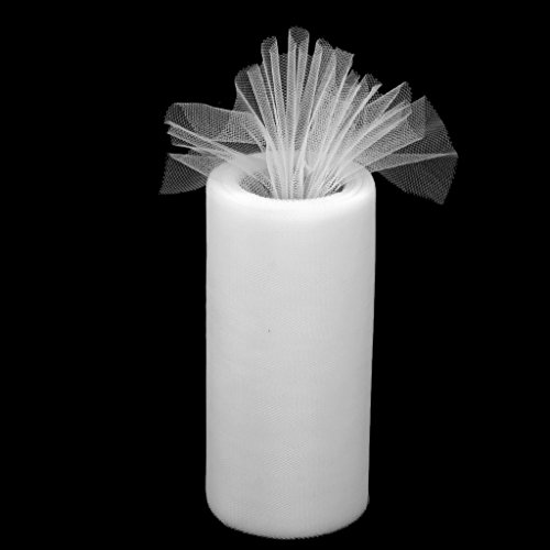Tulle Rollenspule Tutu Hochzeit Bogen Stoff Veranstaltungs Dekor (Weiß) - 6