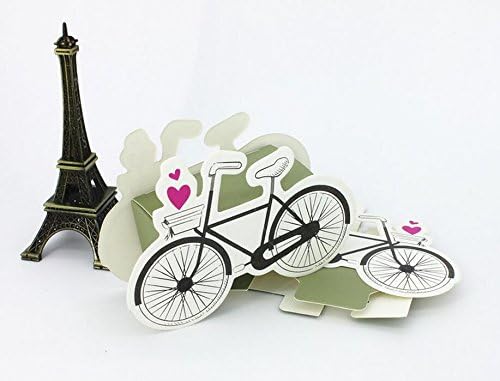 SHMGG DIY Bike Paper Wedding Favor Candy Sugar Gift Candy Boxes