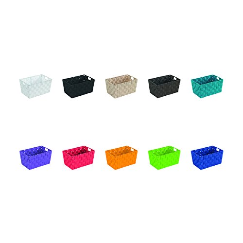 WENKO 19877100 Aufbewahrungskorb Adria S Weiß – Badkorb, Polypropylen, 30 x 15 x 20 cm, Weiß - 2