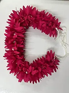 JGJ Jasmine Mogra Magenta Artificial Gajra Best Hair Accessories Hair Gajra For Functions, Weddings, Party for Women & Girls (set of 3)