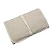 DE'LANCI 23Pcs Bamboo Handle Premium Synthetic Kabuki Cosmetic Brush Eyeshadow Foundation Blending Blush Eyeliner Face Powder Pro Makeup Brushes Tools Kit with Beige Pouch Bag Case (23Pcs with Bag)