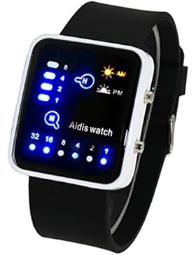 Jungen und mädchen Sportuhr,30m wasserdicht Silikonarmband Elektronische uhren Kalender Datum Kinder uhren Jelly...