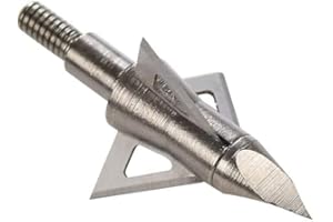 ELONG OUTDOOR Pointes Larges de tir à l'arc 100 125 Grain tête de flèche de Chasse à l'arc 3 Lames Fixes Paquet de 12 pour arbalètes flèches à Arc composé Classique